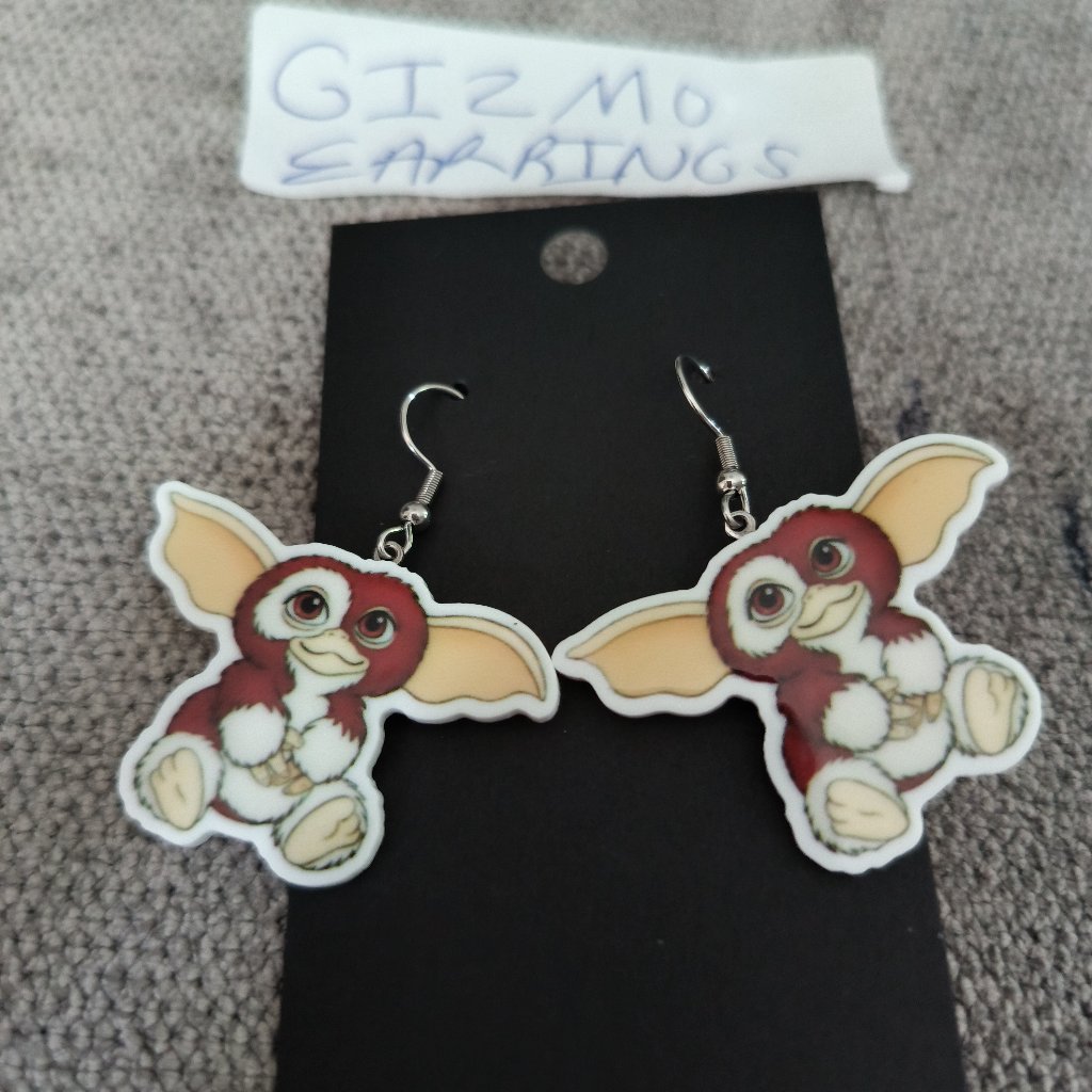 Halloween Theme Gizmo Resin Earrings